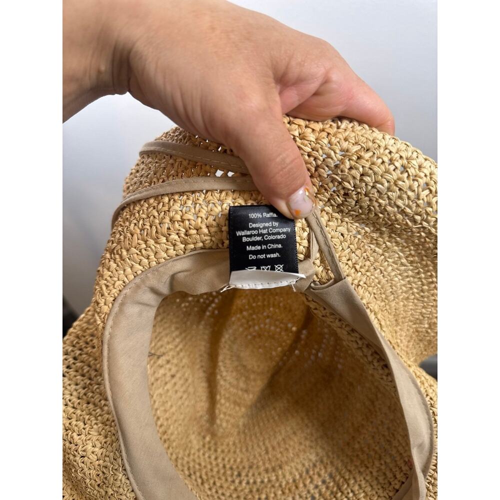 Wallaroo Catalina Cowboy Raffia Cowboy Hat - Natural - Picture 3 of 7